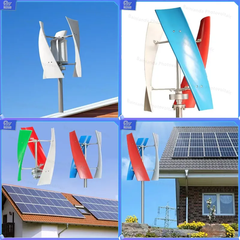 Renewable Energy Grid - 5KW Hybrid Solar Wind Turbine Generator
