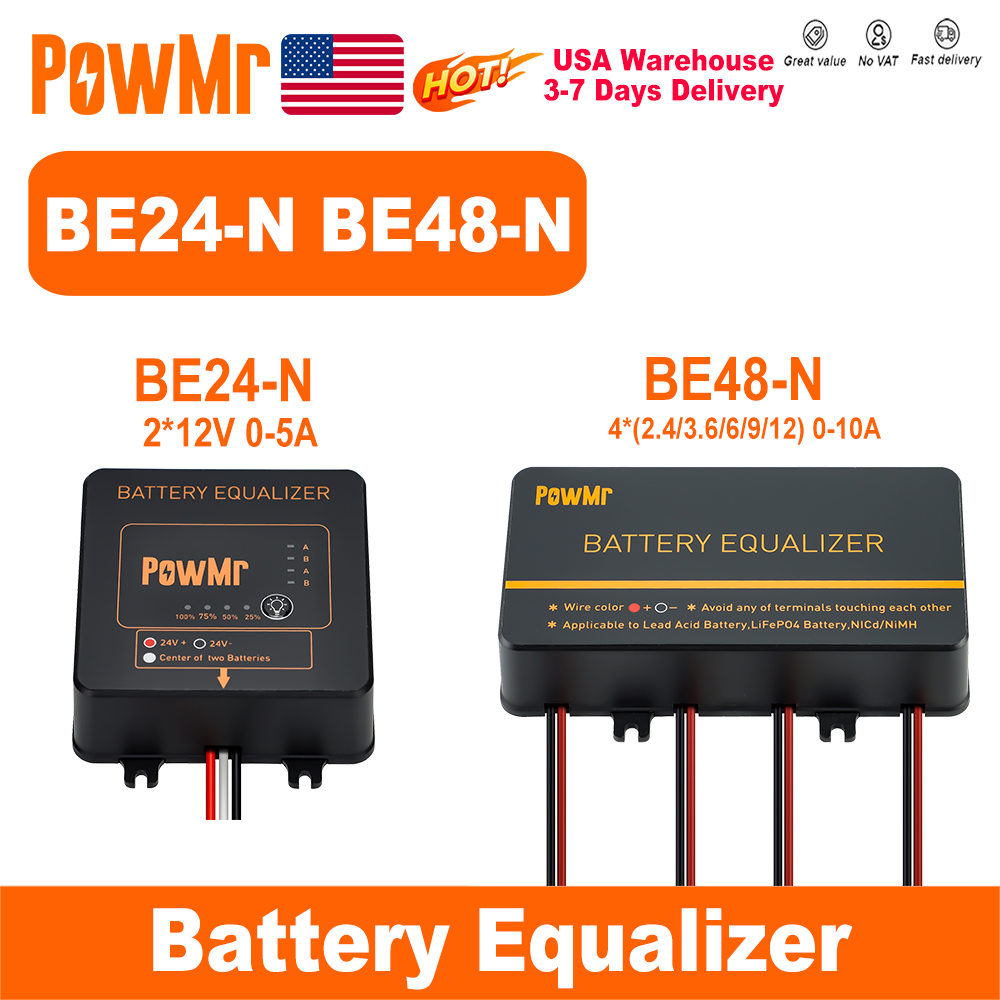 Battery Equalizer Balancer - PowMr USA 24V 48V Battery Equalizer