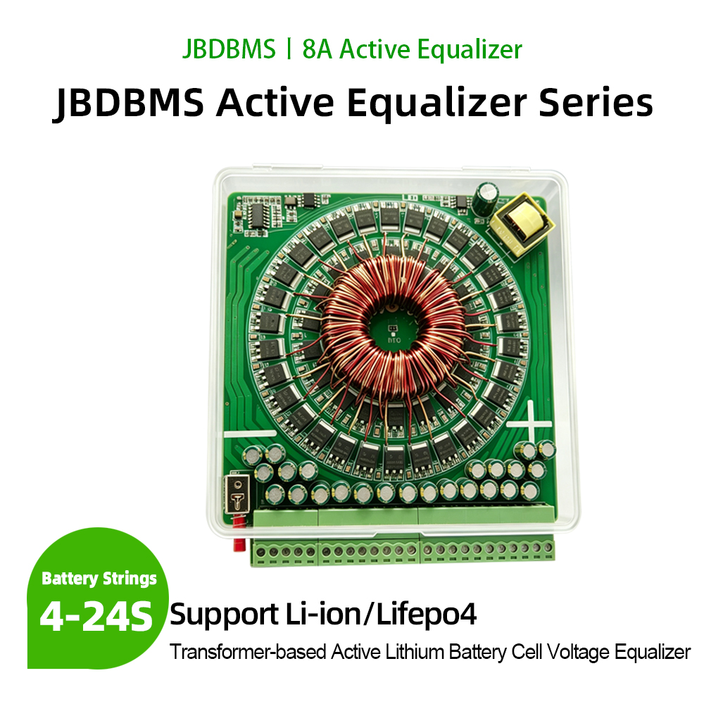 Battery Equalizer Balancer - JBDBMS 4-24S 8A Active Battery Balancer