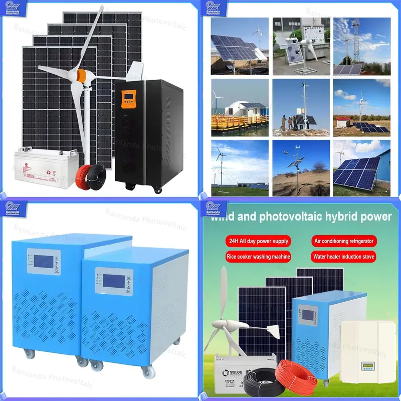 3KW 5KW 8KW Hybrid Wind Solar  - đánh giá và giá Renewable Energy Grid