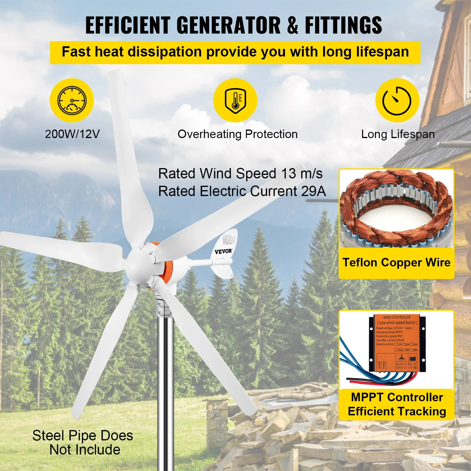 Small Wind Turbine Generator 3 - đánh giá và giá Renewable Energy Yacht