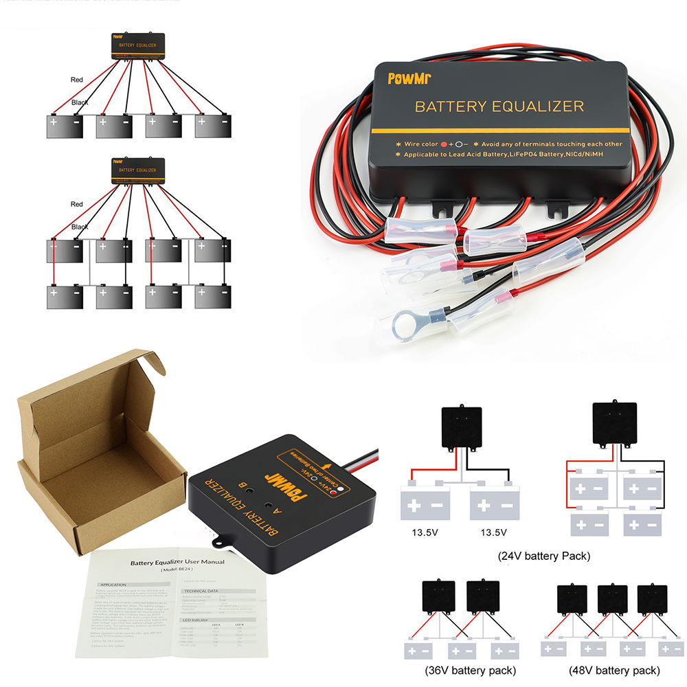 PowMr USA 24V 48V Battery Equa - đánh giá và giá Battery Equalizer Balancer