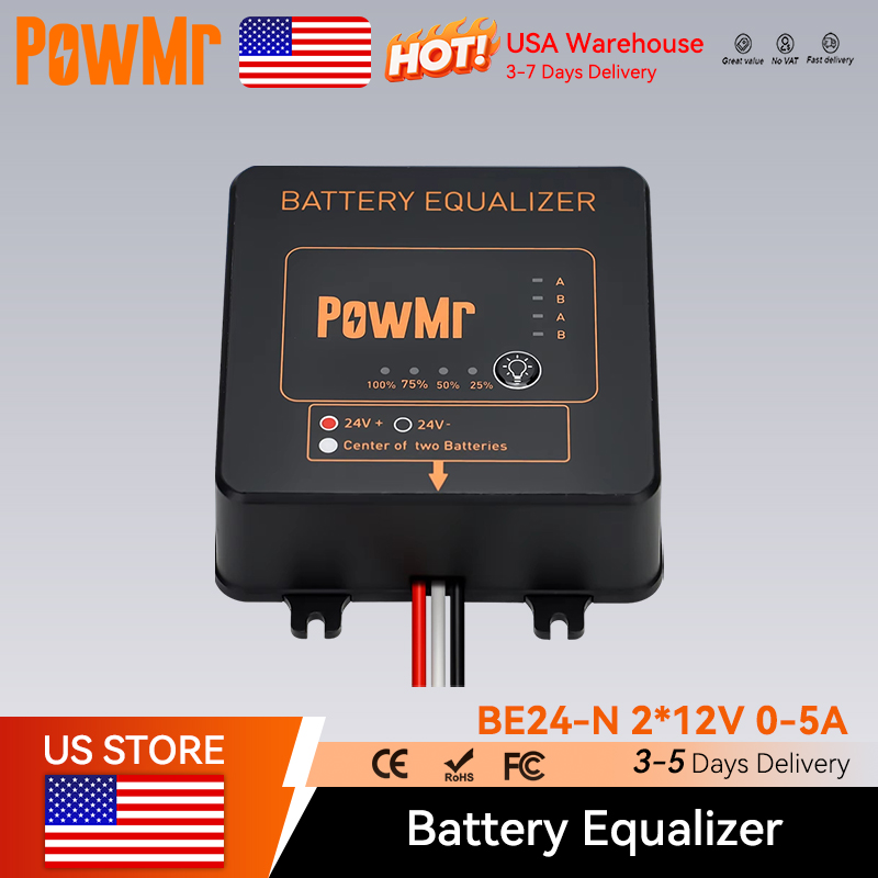 PowMr USA 24V Battery Equalize - đánh giá và giá Battery Equalizer Balancer