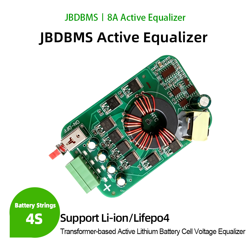 JBDBMS 4S 8A 0.005V Transforme - đánh giá và giá Battery Equalizer Balancer